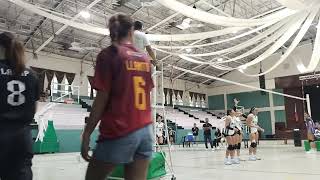 Rebisco volleyball 18 under ICA vs DLSMHSI set1 [upl. by Sorcim]