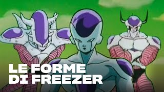 LE TRASFORMAZIONI DI FREEZER NELLA SAGA DI NAMECC  DRAGON BALL Z [upl. by Moncear]