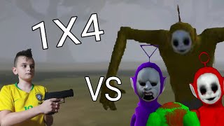 Eu VS 4 Slendytubbies  Slendytubbies 3 Android [upl. by Landre]