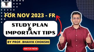 FR STUDY PLAN 7654 Days amp IMPORTANT TIPS  FR Nov 23 [upl. by Granthem]