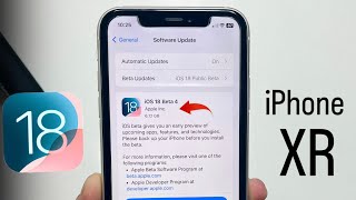 Install iOS 18 Public Beta 4 on iPhone XR  Update iPhone XR on iOS 18 Public Beta [upl. by Odlanir]