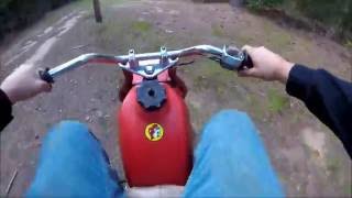 Ripping up the 1981 Honda Atc 110 [upl. by Jd]