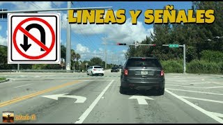 APRENDER A CONDUCIR UN CARRO CON LINEAS Y SEÑALES DE TRANSITO [upl. by Brasca]