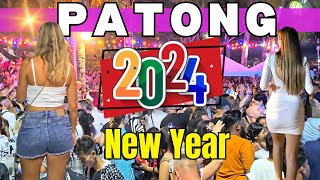 Thailand New Year Party 2024  Patong Phuket  Bangla Road Countdown [upl. by Valeda]