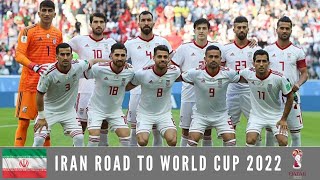 Iran Road to World Cup 2022  All Goals [upl. by Alakim646]