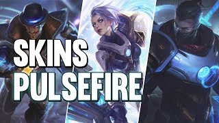 TEASER NOVAS SKINS PULSEFIRE PARA SHEN RIVEN E TWISTED FATE [upl. by Ernestine]