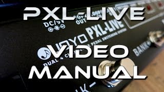 Joyo PXLLive LooperSwitcher VIDEO MANUAL PXL series 66 [upl. by Grindle]