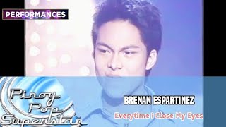 Brenan Espartinez  Everytime I Close My Eyes  PINOY POP SUPERSTAR 2004 [upl. by Westmoreland]