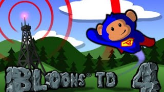 Bloons Tower Defense 4 Full Gameplay Walkthrough [upl. by Sana]