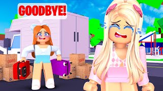 MY BEST FRIEND MOVED AWAY IN ROBLOX BROOKHAVEN [upl. by Stavros]