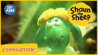 👽 Aliens Compilation 👽  Shaun the Sheep  Cartoons for Kids [upl. by Garretson]