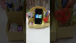 DIY pen organizer pen holder 🖊️diycraftideas trendingshort diy ytshorts [upl. by Eecyak]