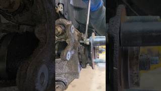 How to Remove stuck wheel bearing with impact 12mm bolt and nut [upl. by Narag]