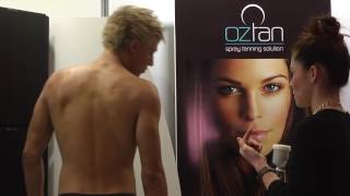 Oztan Spray Tan Demonstration [upl. by Monteith]