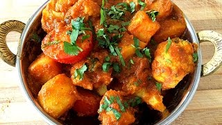 British Indian Restaurant Style Aloo Gobi  Potato amp Cauliflower Masala  Steven Heap [upl. by Berck131]