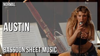 Bassoon Sheet Music How to play Austin by Dasha [upl. by Abbate]