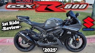 2025 Suzuki GSXR 600 Ride amp Review  Not the Same as 2024 Gsxr 600 [upl. by Chitkara]