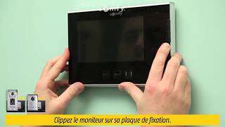 Comment installer le visiophone V400 ou V600 dans votre logement   Somfy [upl. by Quinn]