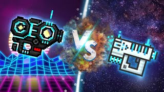 Laser Cycler Vs Alien Blaster comparation of weapons  Pixel Gun 3D [upl. by Amata]