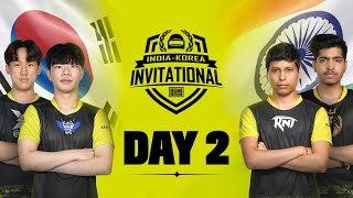 HINDI BGMI INDIA  KOREA INVITATIONAL  DAY 2 [upl. by Dutchman]