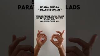 Udana Mudra  quotBreathing Upwardquot  Hand Gesture [upl. by Ttirb]