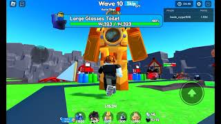 bugün roblox da toilet tower defense de 800 robux la titan clock men aldım denedim [upl. by Garnett773]