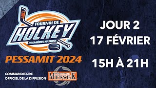 Tournoi de hockey des premières nations de Pessamit 2024  Samedi 17 février [upl. by Wheelwright]