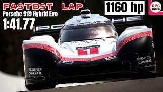 Porsche 919 Hybrid Evo Lap at SpaFrancorchamps Fastest Lap in 2018 [upl. by Luebke836]