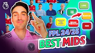 MIDFIELDERS TIER LIST  FPL GW1 Tips  Fantasy Premier League 202425 [upl. by Beeck87]