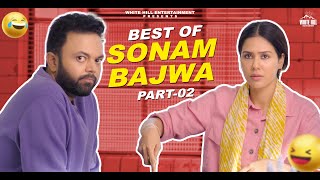 Best of Sonam Bajwa Part 02  Best Punjabi Scene  Punjabi Comedy Clip  Non Stop Comedy  Jind Mahi [upl. by Asyal296]