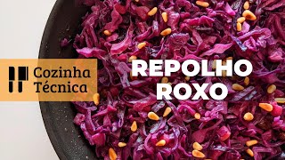 Repolho Roxo Refogado  CouveRoxa Salteada [upl. by Tessa]