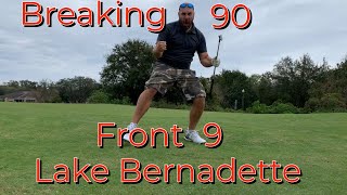 Breaking 90can high handicap golfer break 90 at Lake Bernadette Part 1 [upl. by Aitret]