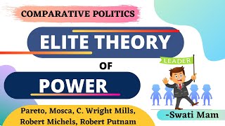 Elite Theory of PowerStructures of powerComparative politicsRobert michelsMoscaParetoOligarchy [upl. by Inacana]