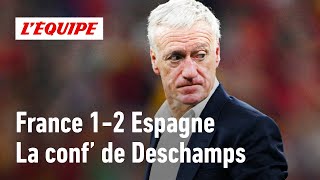 Didier Deschamps après lélimination des Bleus  quotJe ne cherche pas dexcuses maisquot [upl. by Judenberg]