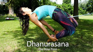 SlacklineYoga Tutorial The Bow Pose [upl. by Misty760]