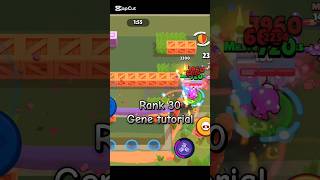 Rank 30 Gene tutorial 🎮😐 brawlstars edit shorts supercell gaming tutorial [upl. by Howe]