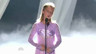 Jackie Evancho  AGT  Sept 7 2010 quotPie Jesuquot [upl. by Nevah]