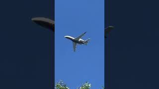 Flexjet Embrear Praetor 500 flies over my school shorts fyp [upl. by Wehrle]