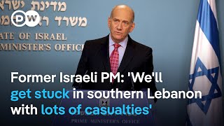 Ehud Olmert backs Israels killing of Nasrallah doubts merits of Lebanon invasion  DW News [upl. by Elvia20]