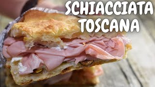 Schiacciata toscana  come allAntico Vinaio [upl. by Aniarrol632]