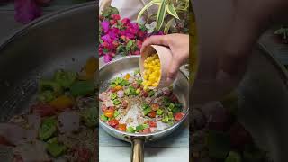 Super healthy corn rice  must try recipe for gym goers diet dietfood reels recipe [upl. by Nylac]