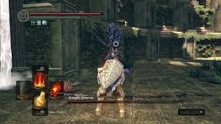 Artorias strength pyromancy build ds1 NG1 [upl. by Natsreik398]