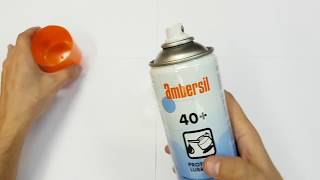 AMBERSIL 40 Protective Lubricant Środek Smarny Spray  Bogdan Tester [upl. by Mychael]