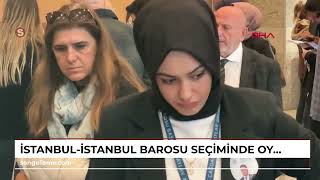 İstanbulİstanbul Barosu seçiminde oy verme işlemi bitti [upl. by Richela]