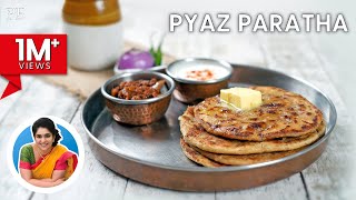 Pyaz Paratha I Dhaba Style Punjabi Pyaz Paratha I ढाबा स्टाइल पंजाबी प्याज़ पराठा I Pankaj Bhadouria [upl. by Coriss232]