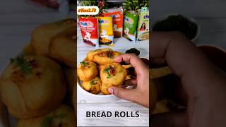 Bread rolls new recipe 😋breakfast bread breadrecipe recipe trendingshorts facts foodcooking [upl. by Asiram]