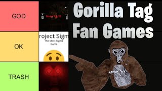 TOP 5 gorilla tag fan games [upl. by Adnohsed474]