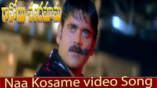 Ravoyi Chandamama Movie  Naa Kosame Video Song  Nagarjuna AkkineniAnjala Zhaveri [upl. by Dunson]