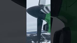 Widerøe Dash 8Q200 LNWSA  takeoff from Oslo airport shorts [upl. by Tabber]