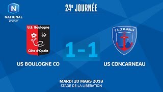 J24  US Boulogne CO  US Concarneau 11 le replay I National FFF 2018 [upl. by Janiuszck]